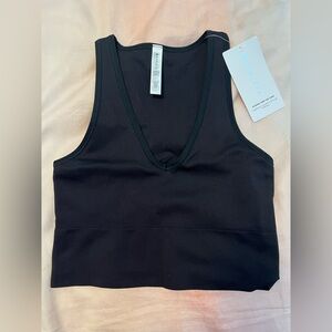 NEW ATHLETA Aurora Crop Rib Tank Sports Bra S